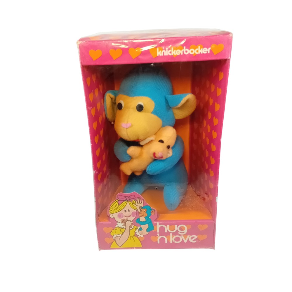 BNIB 1974 VTG 70s Deadstock Ganz Bros Knickerbocker Hug n Love Monkey Plushie